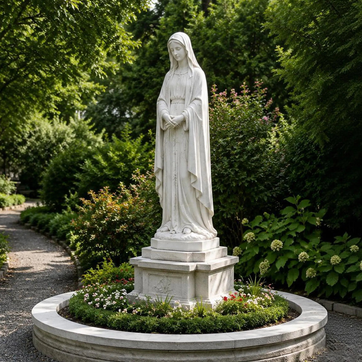 WORLD STONE & BRONZE CO. Virgin Mary Statues collection