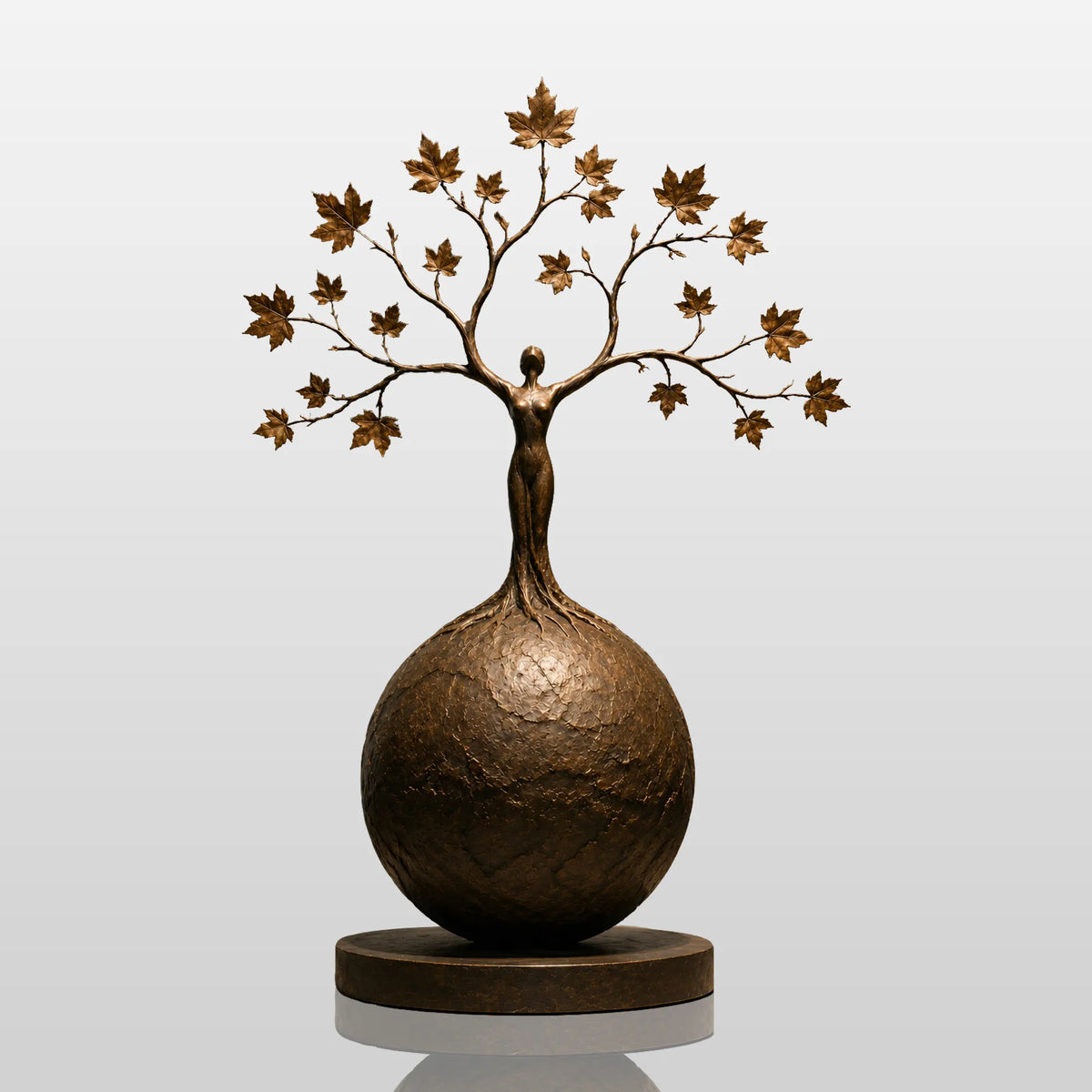 PREMIER Abstract Bronze Sculpture for Art Gallery, Entryway Hall, Living Room or Office Lounge PSB-214