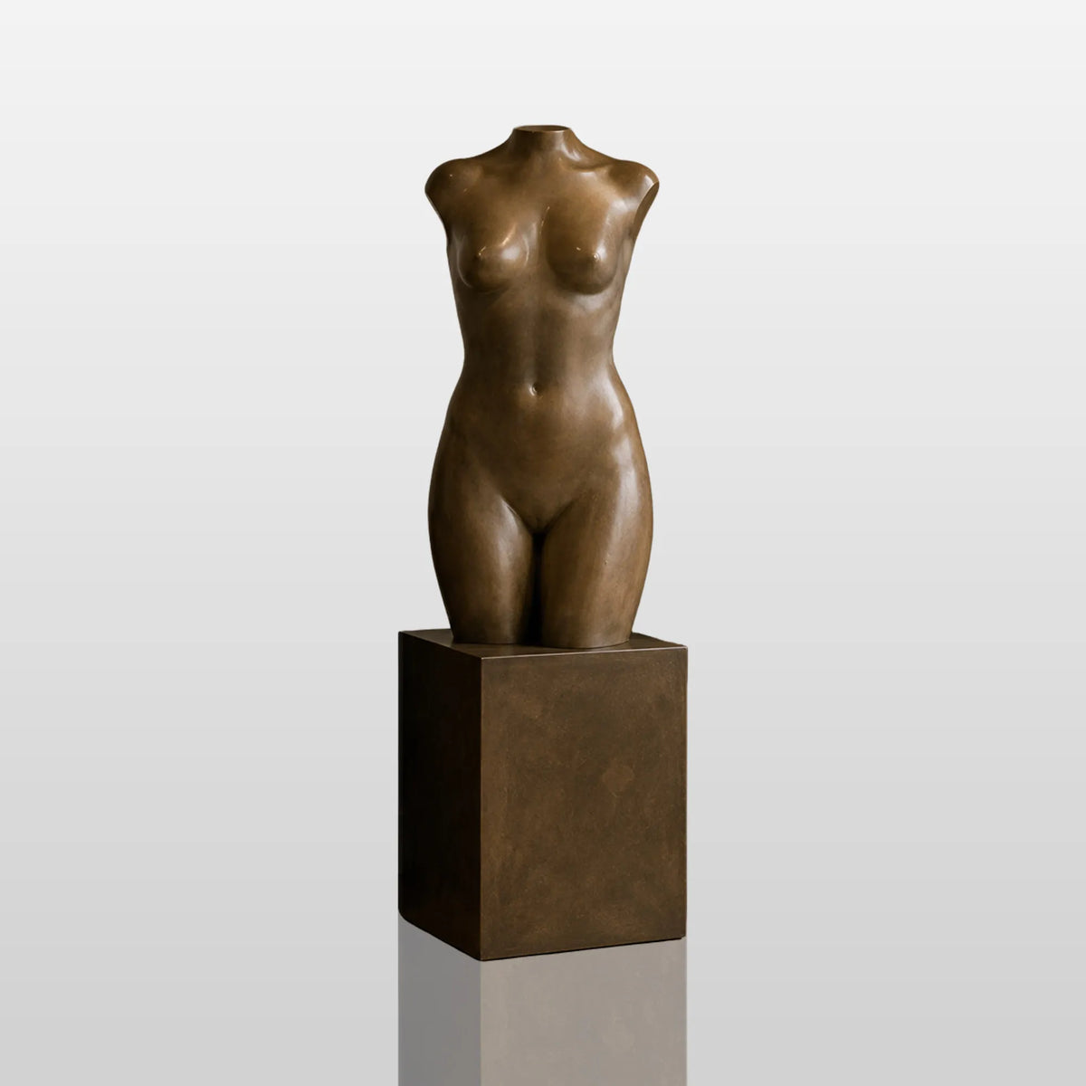 PREMIER Abstract Female Torso Sculpture in Bronze for Living Rooms, Villa Interiors, Hotel Lobbies PSB-175