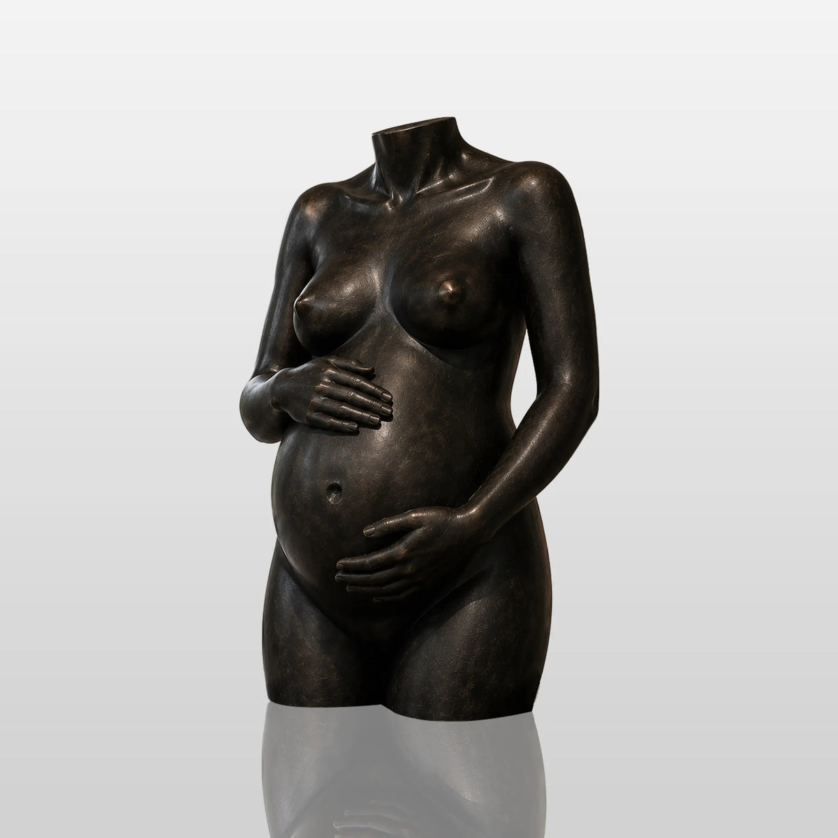 PREMIER Abstract Figure Bronze Sculpture with Pregnant Female Design for Luxury Villas, Hotel Lobbies or Art Galleries PSB-173