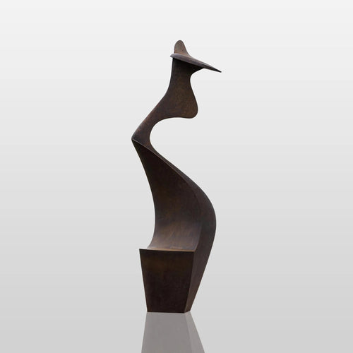 PREMIER Abstract Human Bronze Sculpture with Graceful Form Design Perfect for Public Parks, Lakeside Lawn or Cultural Outdoor Settings PSB-157