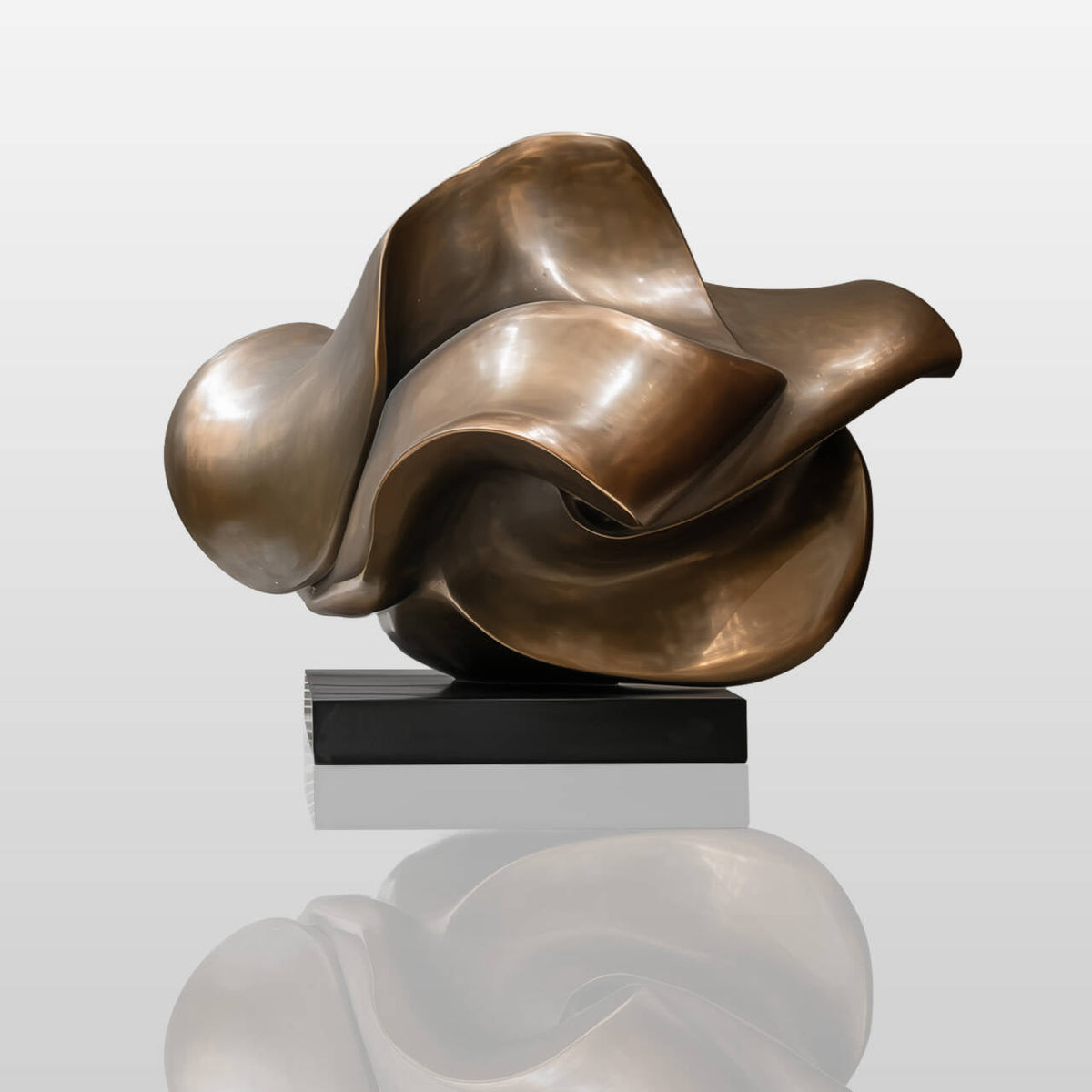 PREMIER Abstract Organic Bronze Sculpture for Public Plazas, Urban Squares, Gardens and Corporate Campus PSB-184