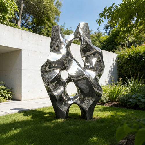 PREMIER Abstract Stainless Steel Sculpture for Garden Poolside, Front Yard or Driveway PSSS-337