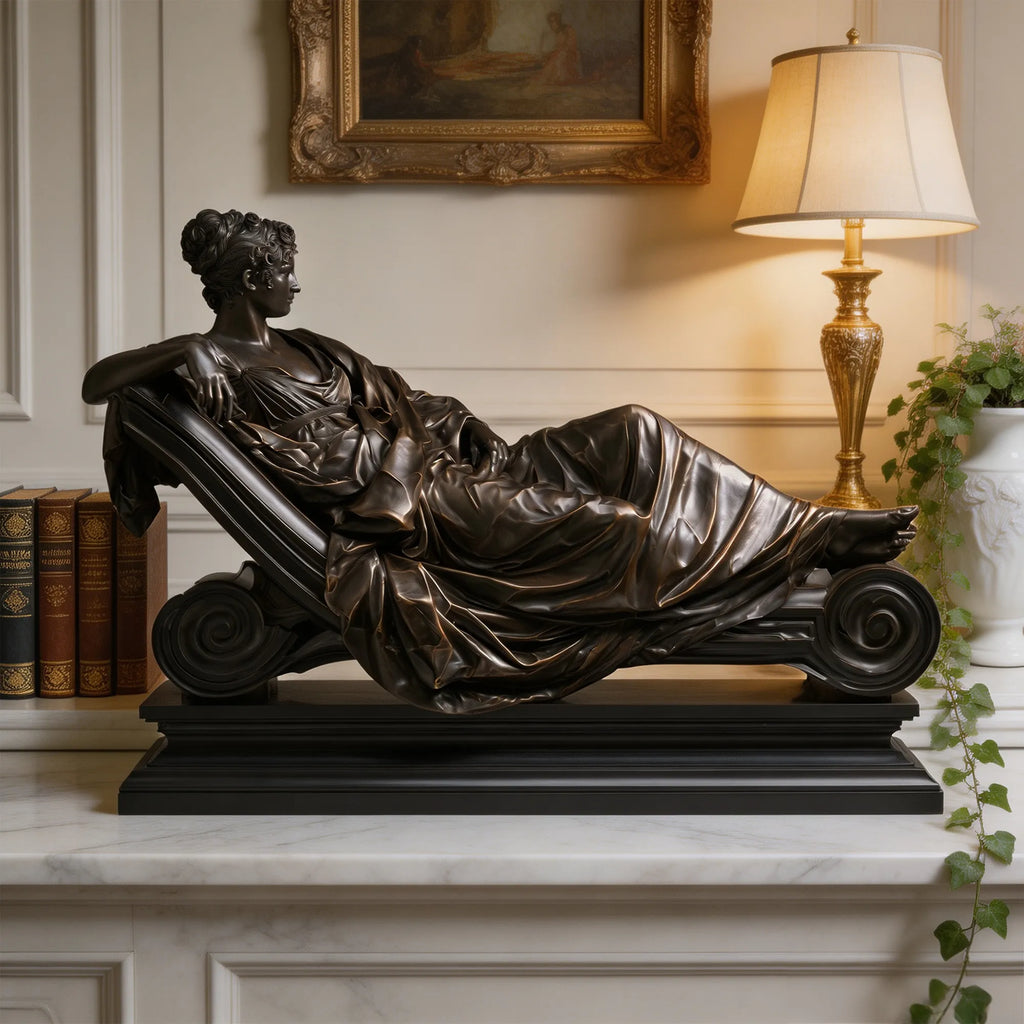 PREMIER Bronze Female Table Top Sculpture for Mantel Shelf, Entry Console or Office Table PSB-223