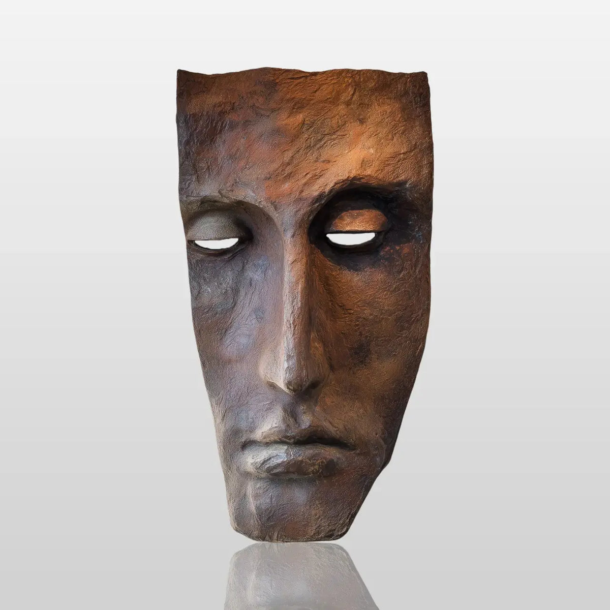PREMIER Bronze Wall Mask Sculpture with Face Design for Corridors, Studies, Studios and Indoor Residential Spaces PSB-190