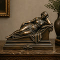 PREMIER Classic Bronze Female Table Top Sculpture for Entryway, Parlor or Hotel Lobby PSB-252