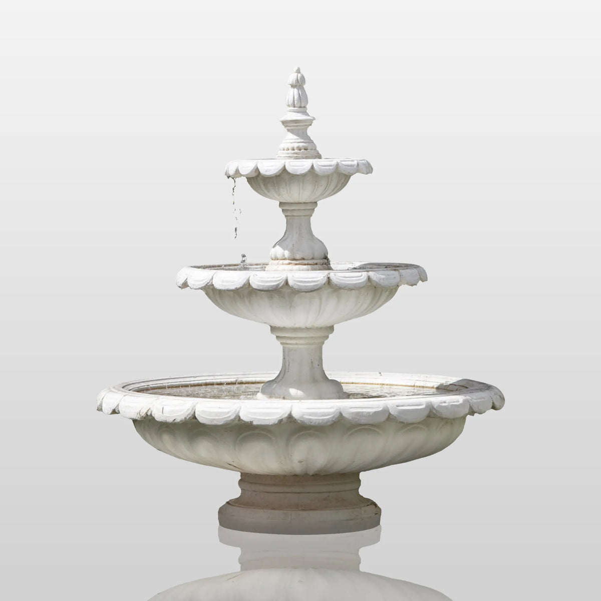 PREMIER Classic Marble Fountain with Unique Design for Villa Gardens, Landscapes or Public Parks PSFM-010