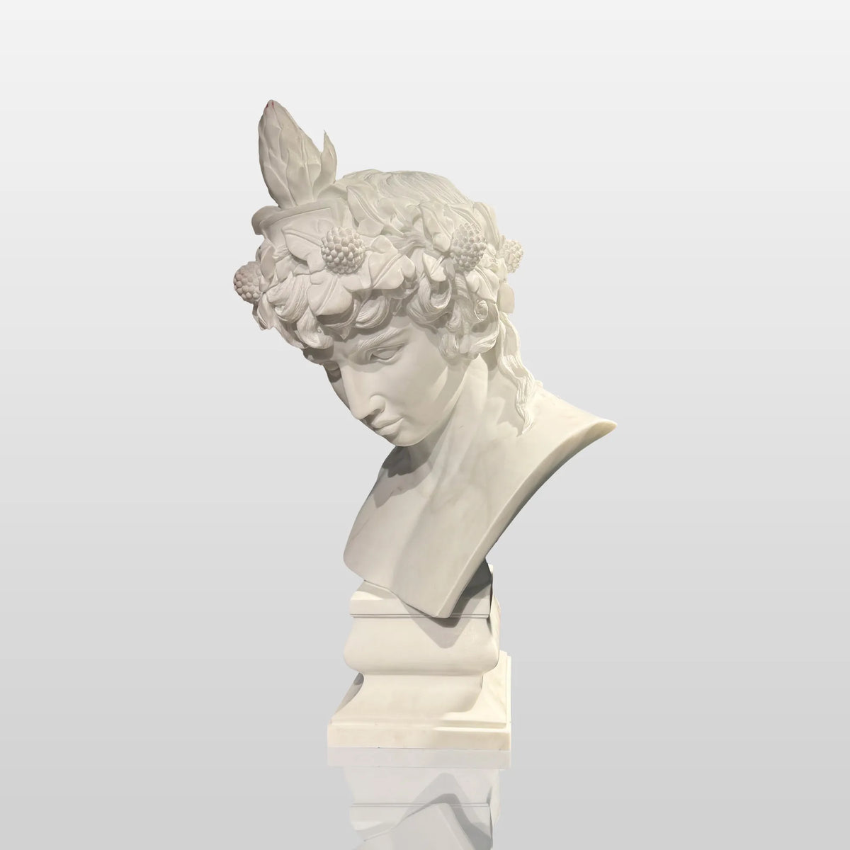 PREMIER Classic Man Marble Tabletop Bust for Consoles, Entryways, Offices, Studies and Art Galleries PSM-139