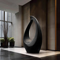 PREMIER Contemporary Indoor Bronze Sculpture in Curved Hollow Form with Minimalist Design for Modern Spaces PSB-133