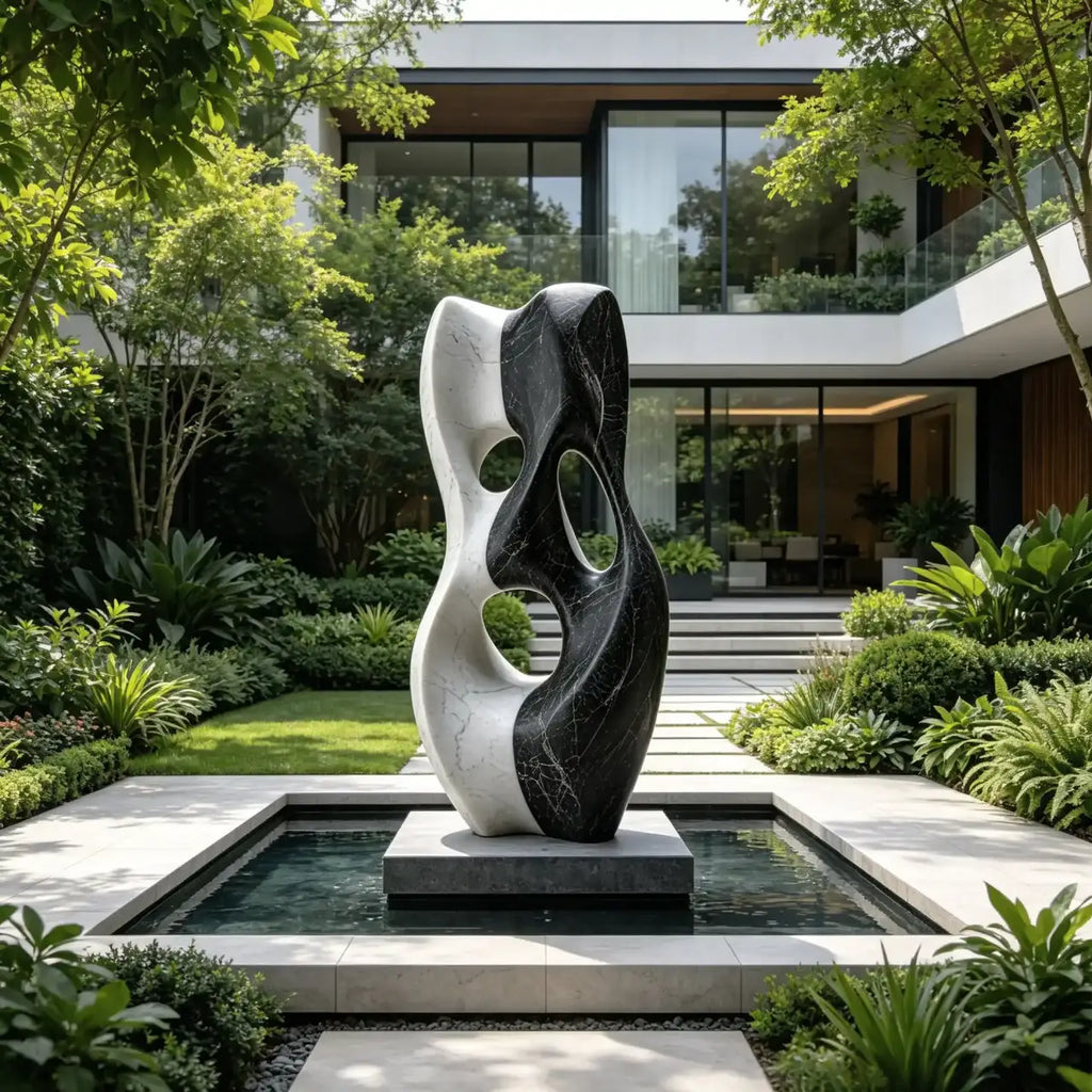 PREMIER Dual Tone Fiberglass Sculpture for Front Garden, Backyard or Poolside PSF-043
