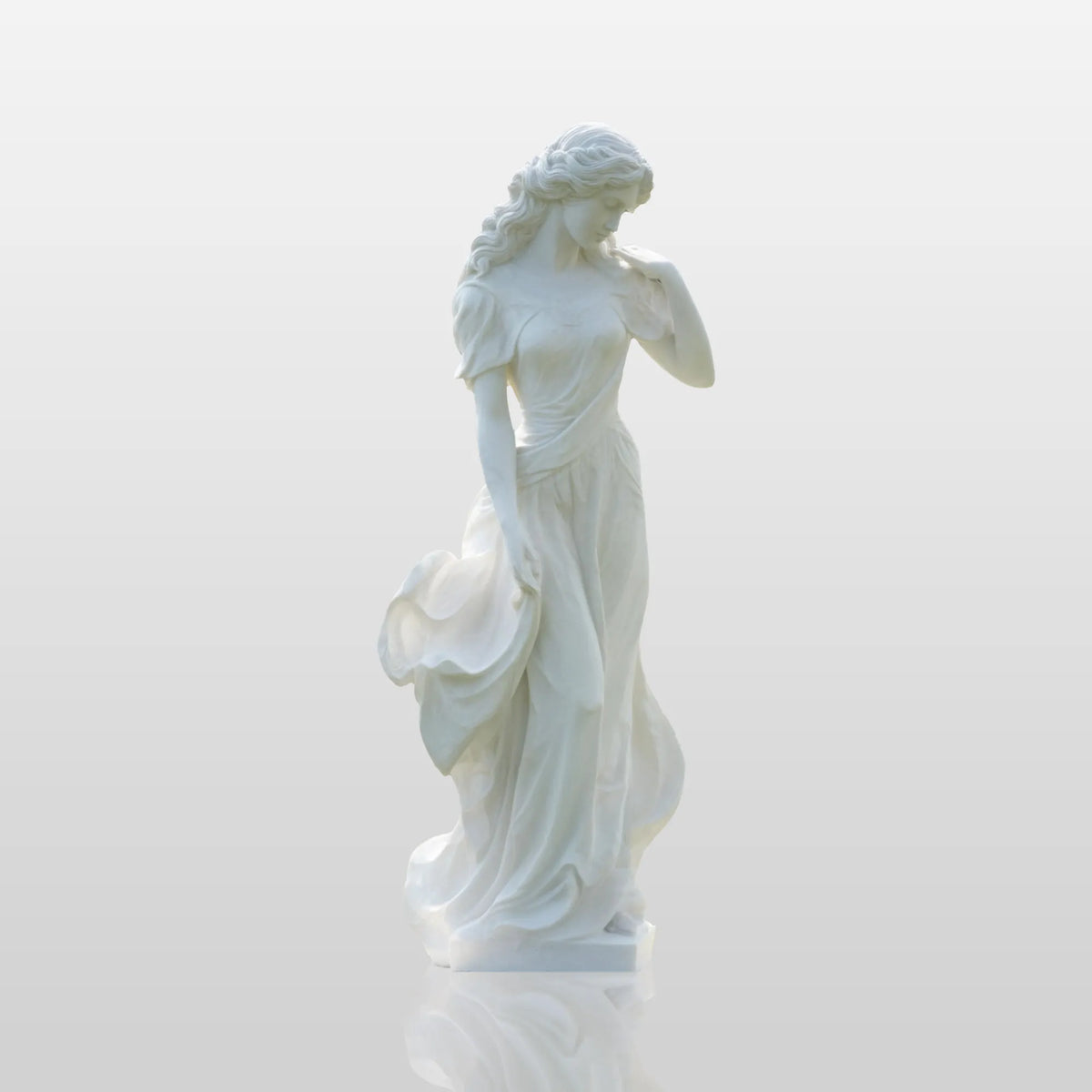 PREMIER Elegant Marble Figurative Sculpture with Classic Design for Gardens, Villas, Parks or Church Grounds PSM-123