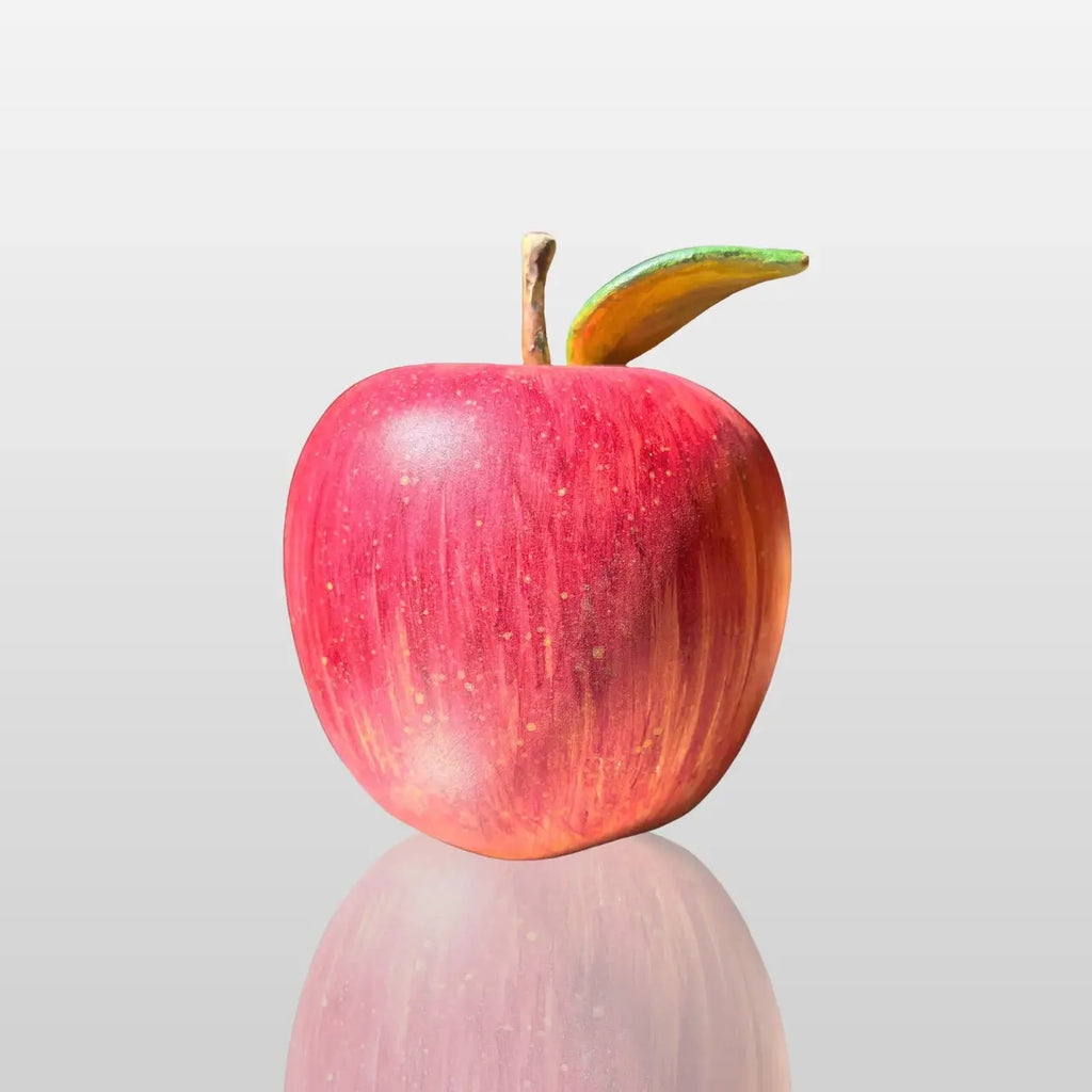 PREMIER Fiberglass Apple Table Top Sculpture for Entry Table, Bar Top or Office Desk PSF-039