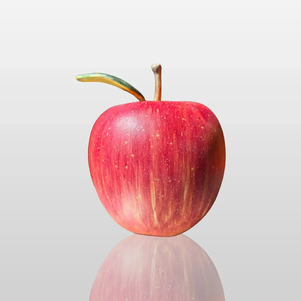 PREMIER Fiberglass Apple Table Top Sculpture for Entry Table, Bar Top or Office Desk PSF-039
