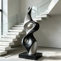 PREMIER Fiberglass Sculpture with Dual Tone Twist Design for Stair Hall, Living Room or Sunroom PSF-042