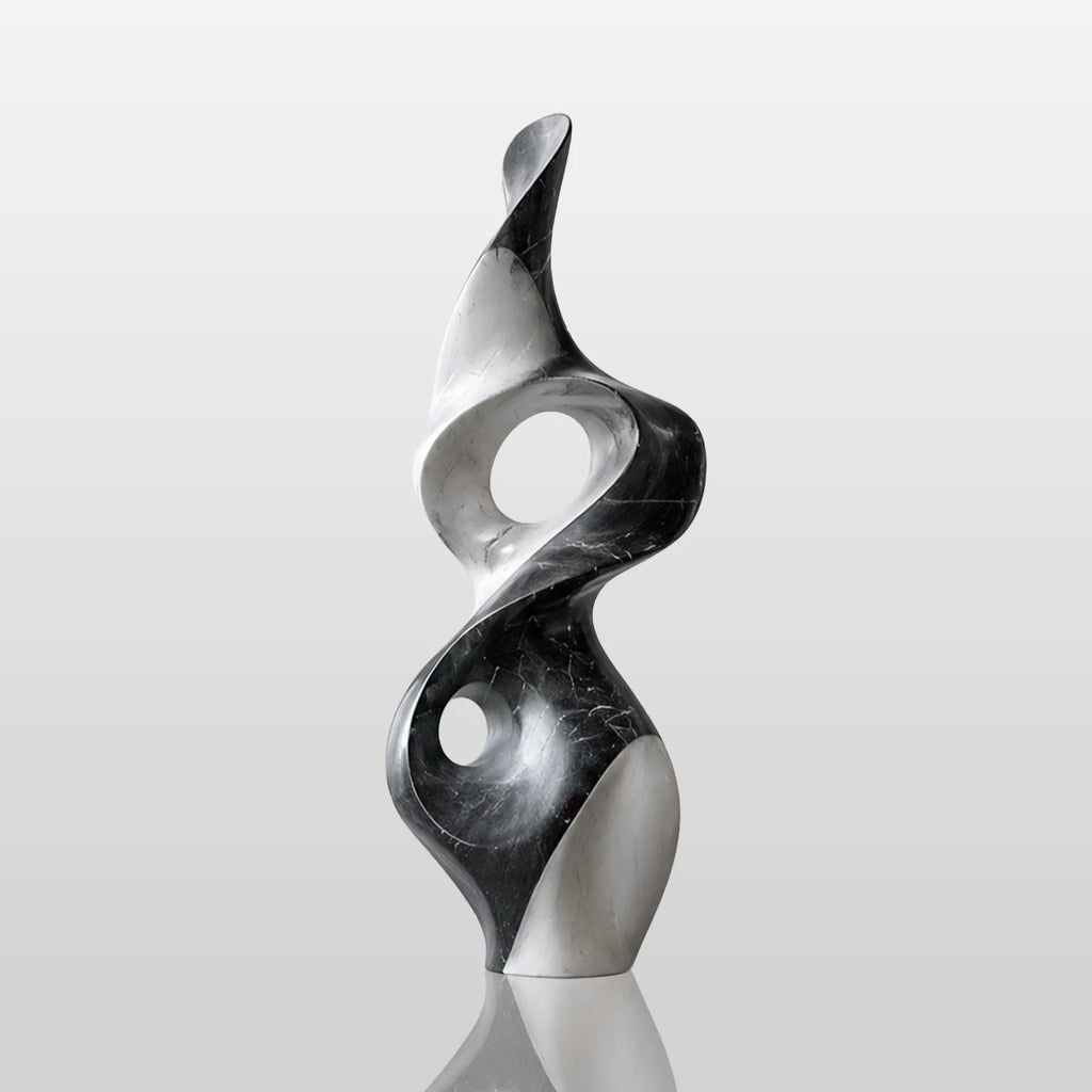 PREMIER Fiberglass Sculpture with Dual Tone Twist Design for Stair Hall, Living Room or Sunroom PSF-042