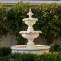 PREMIER Garden Marble Fountain with Beautiful Classic Design for Gardens, Urban Green Areas or Resort Spaces PSFM-009