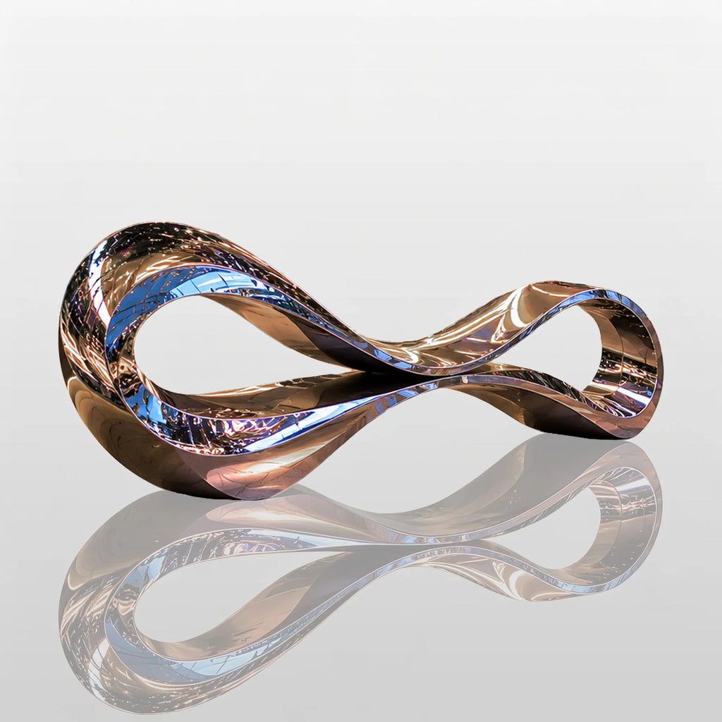 PREMIER Indoor Abstract Bench Sculpture in Stainless Steel for Mall Walkway, Lobby Lounge or Hotel Corridor PSSS-285