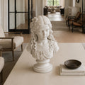 PREMIER Indoor Marble Girl Bust Statue for Sofa Table, Hallway Stand or Display Cabinet PSM-188