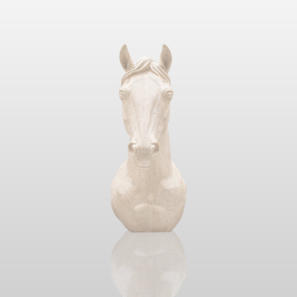PREMIER Marble Horse Head Sculpture for Elegant Interior Spaces PSM-091