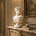 PREMIER Marble Male Bust Statue for Entry Console, Living Room, Study Desk or Gallery Display Table PSM-171