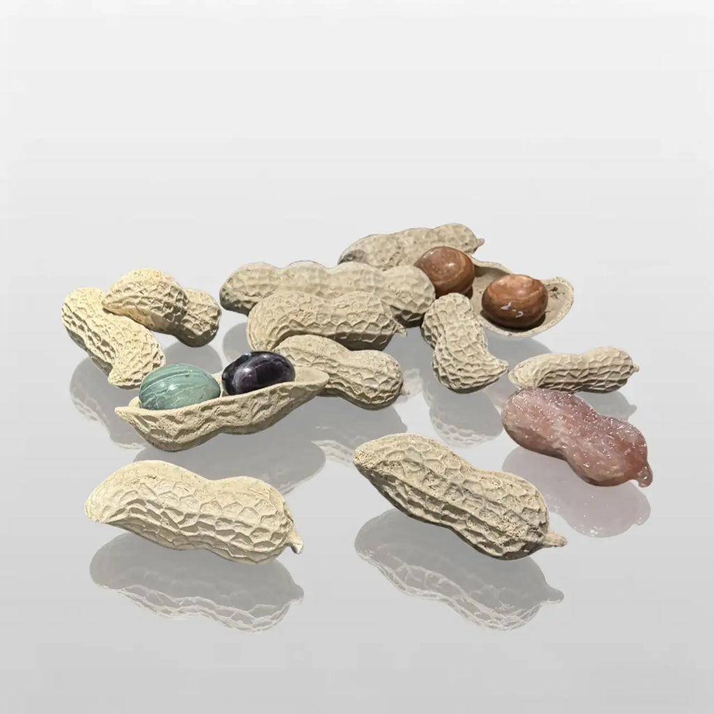 PREMIER Marble Table Peanut Sculpture for Galleries, Offices, Coffee Tables, Living Rooms and Art Spaces PSM-138