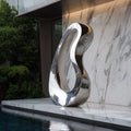 PREMIER Minimalist Stainless Steel Sculpture with Modern Abstract Style for Plazas and Courtyards PSSS-210