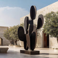 PREMIER Natural Inspired Bronze Sculpture with Layered Forms for Desert Landscapes, Tropical Gardens and Outdoor Settings PSB-146