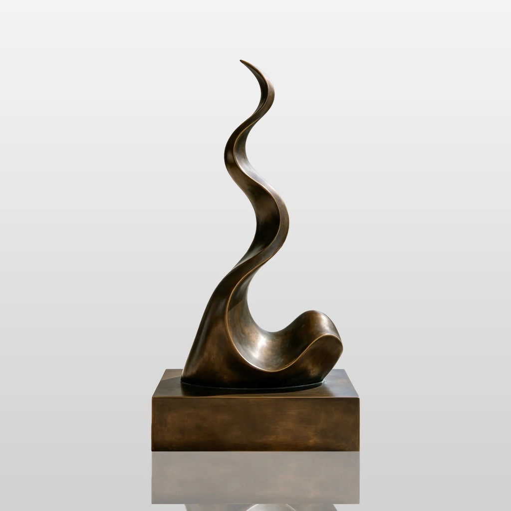 PREMIER Outdoor Abstract Bronze Wave Sculpture for Garden Pool, Backyard or Public Plaza PSB-263