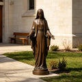 PREMIER Outdoor Large Bronze Statue with Our Lady of Grace for Church, Backyard or Estate Terrace PSB-266