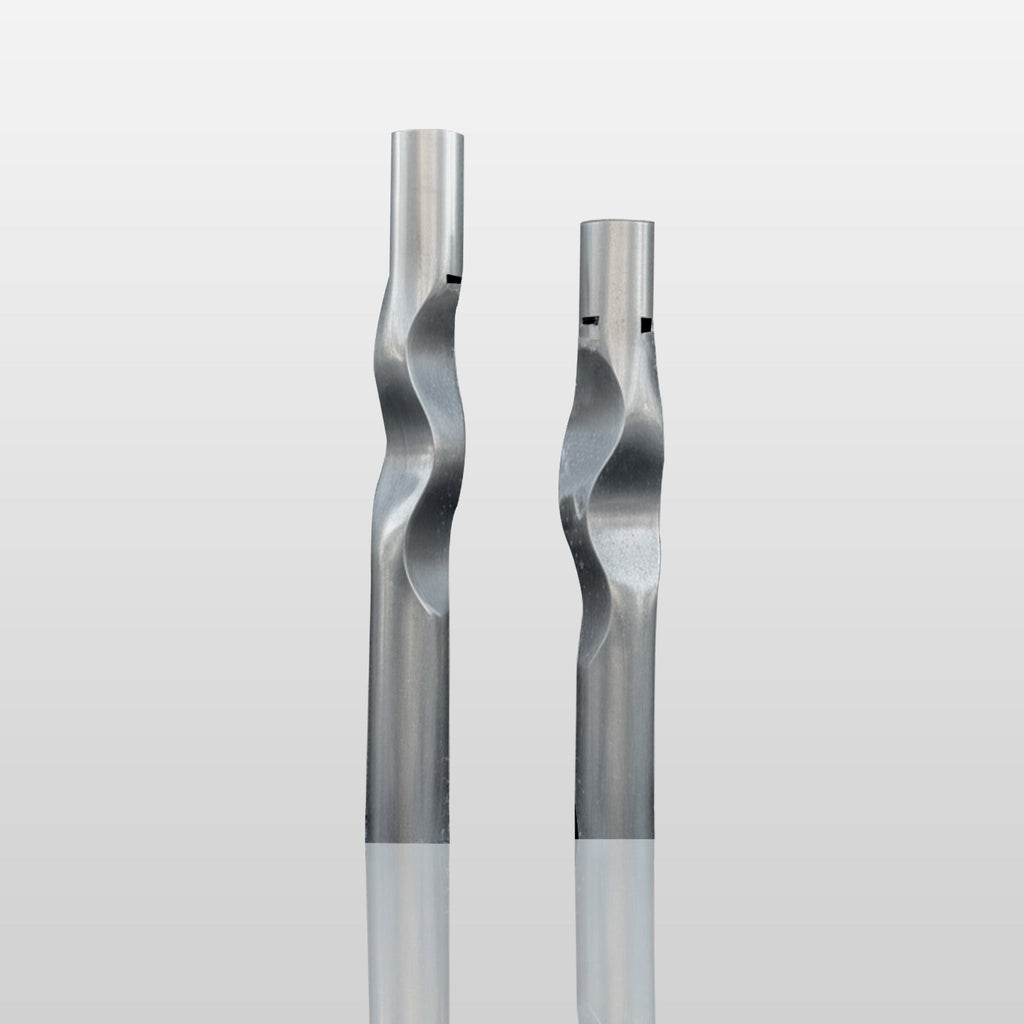 PREMIER Outdoor Stainless Steel Sculpture with Twisted Water Column Design Ideal for Garden or Patio PSSS-222