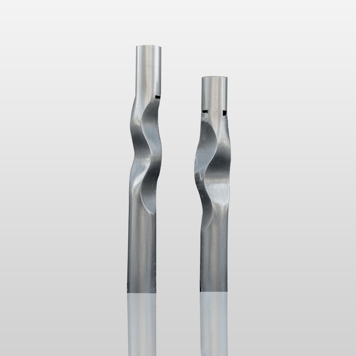PREMIER Outdoor Stainless Steel Sculpture with Twisted Water Column Design Ideal for Garden or Patio PSSS-222