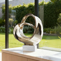PREMIER Polished Stainless Steel Sculpture for Tabletop Decoration in Homes, Offices and Art Studios PSSS-185