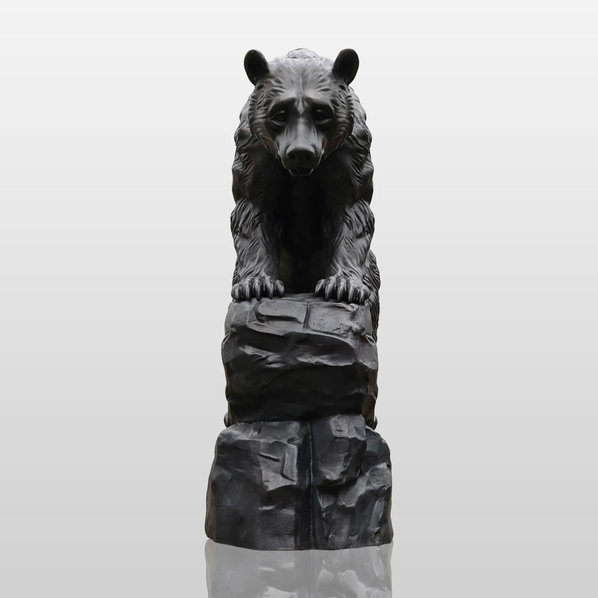 PREMIER Realistic Bear Bronze Sculpture for Outdoor Garden Decor PSB-155