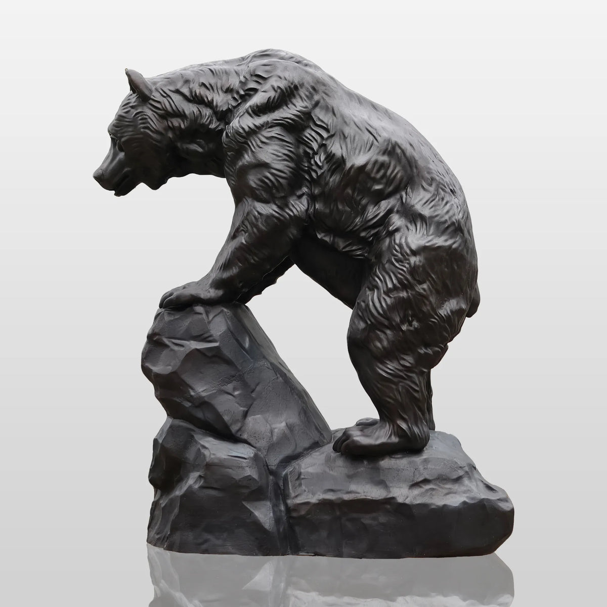 PREMIER Realistic Bear Bronze Sculpture for Outdoor Garden Decor PSB-155