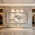 PREMIER Refined Marble Wall Sculpture for Hotel Lobbies, Residences, Hallways, Offices and Galleries PSM-142