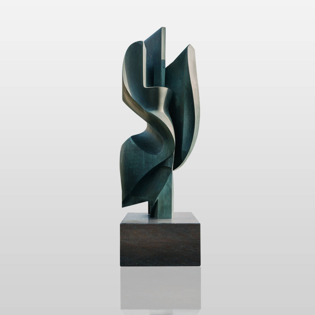 PREMIER Spiral Twist Bronze Sculpture with Abstract and Dynamic Design Perfect for Art Parks, Plazas or Modern Outdoor Sites PSB-148