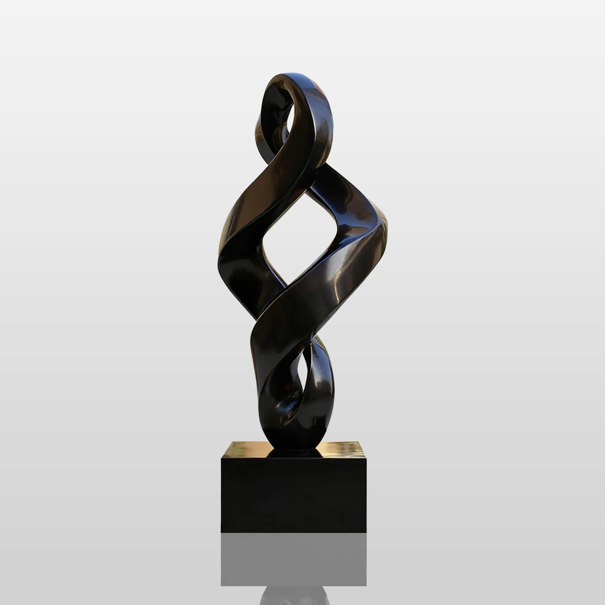 PREMIER Stainless Steel Abstract Twist Sculpture with a Flowing Design for Modern Indoor Spaces PSSS-192