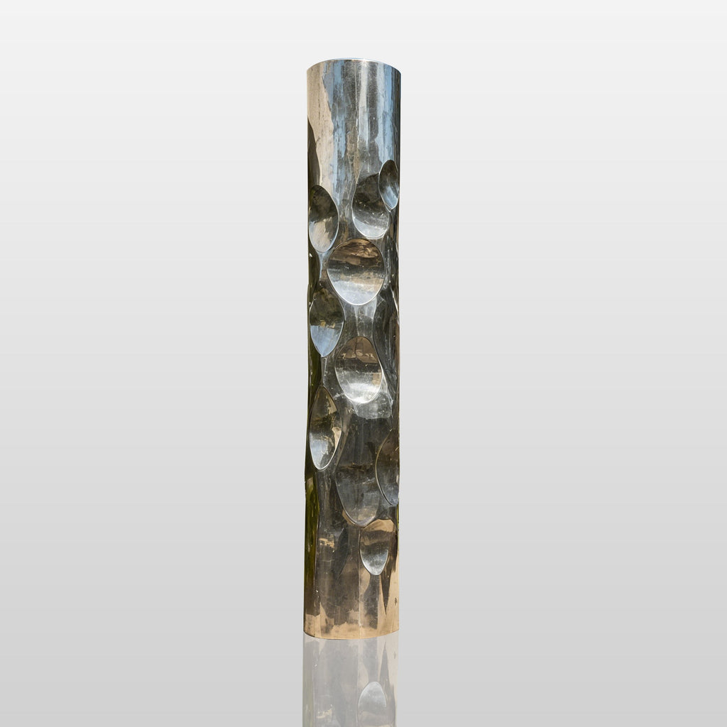 PREMIER Stainless Steel Column Sculpture with Modern Abstract Design Perfect for Courtyards or Pathways PSSS-223