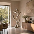 PREMIER Stainless Steel Leaf Sculpture for Dining Room Corner, Home Foyer or Sitting Room PSSS-291