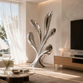 PREMIER Stainless Steel Leaf Sculpture for Living Room, Hallway or Hotel Lobby PSSS-316