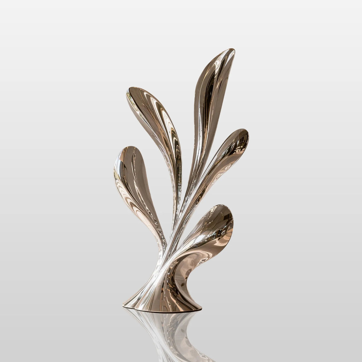 PREMIER Stainless Steel Leaf Sculpture for Living Room, Hallway or Hotel Lobby PSSS-316