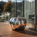 PREMIER Stainless Steel Pumpkin Sculpture with Modern Minimalist Design for Modern Homes, Offices, and Garden Spaces PSSS-204