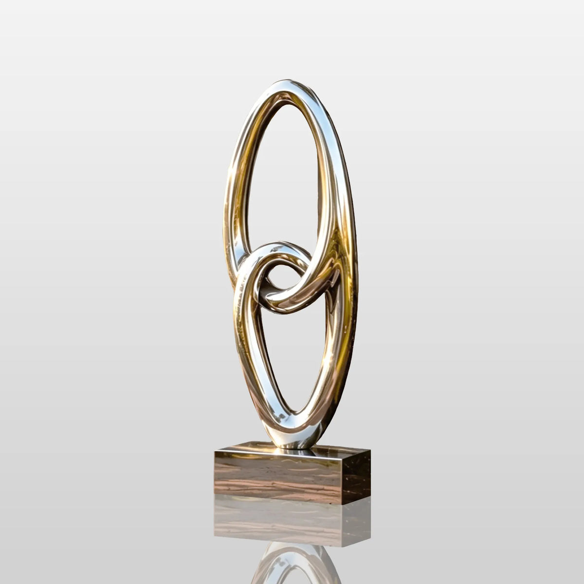 PREMIER Stainless Steel Ring Sculpture for Porch, Patio, Front Lawn or Driveway PSSS-318