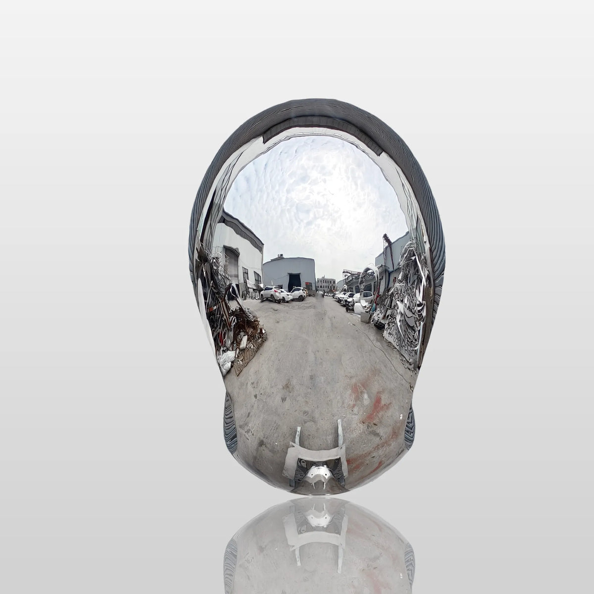 PREMIER Stainless Steel Ring Sculpture with Mirror Polished Finish for Coastal Gardens and Outdoor Spaces PSSS-191