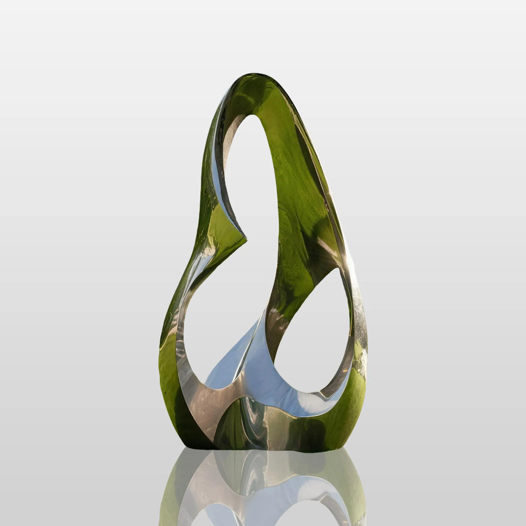 PREMIER Stainless Steel Sculpture with Abstract Ring Design for Lakeside, Villas Lawns or Garden Landscapes PSSS-253
