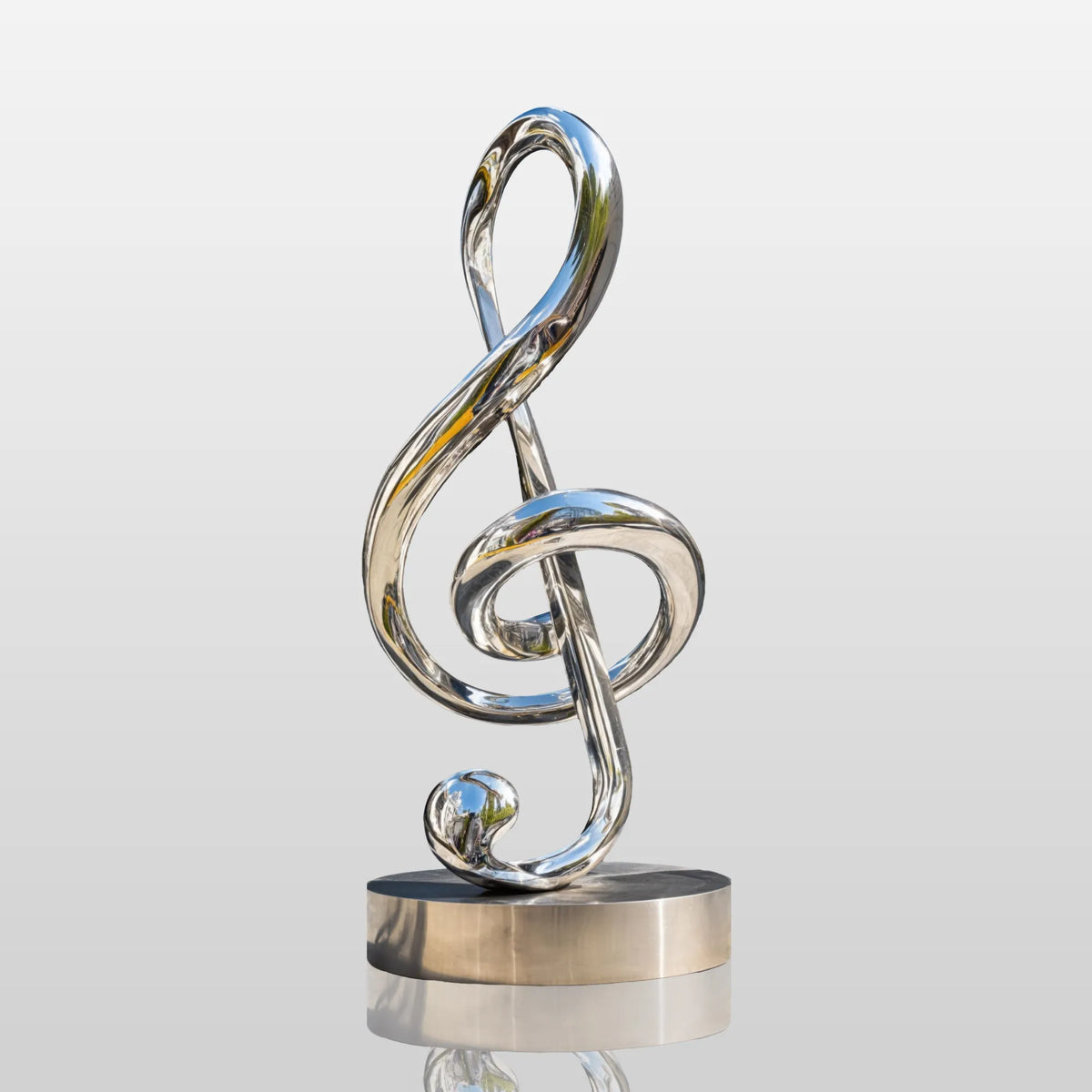 PREMIER Stainless Steel Sculpture with Modern Musical Design for Public Parks, Musical Schools or Hotels PSSS-257