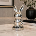 PREMIER Stainless Steel Table Top Sculpture with Cute Rabbit Design for Entry Console, Vanity or Window Sill PSSS-305