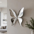 PREMIER Stainless Steel Wall Sculpture with Butterfly Design for Living Room, Entryway or Hotel Lobby PSSS-325