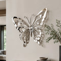 PREMIER Stainless Steel Wall Sculpture with Hollow Butterfly Design for Living Room, Entryway or Hotel Lobby PSSS-335