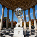 PREMIER Strong Atlas Marble Sculpture with Lifelike Design Perfect for Outdoor Gardens, Plazas or Beside the Fountain PSM-097